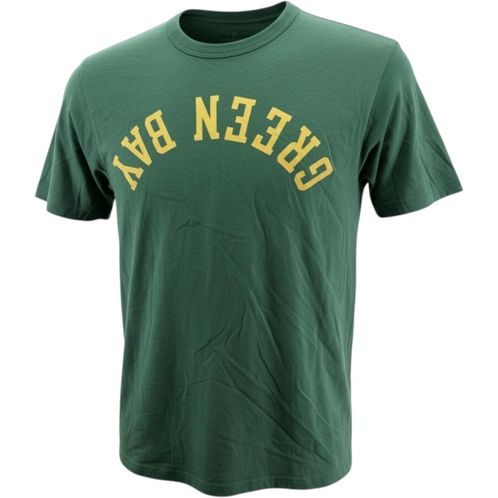 47 Green Bay Packers NFL Flip Script Tee Shirt Mens Cotton Medium NEW